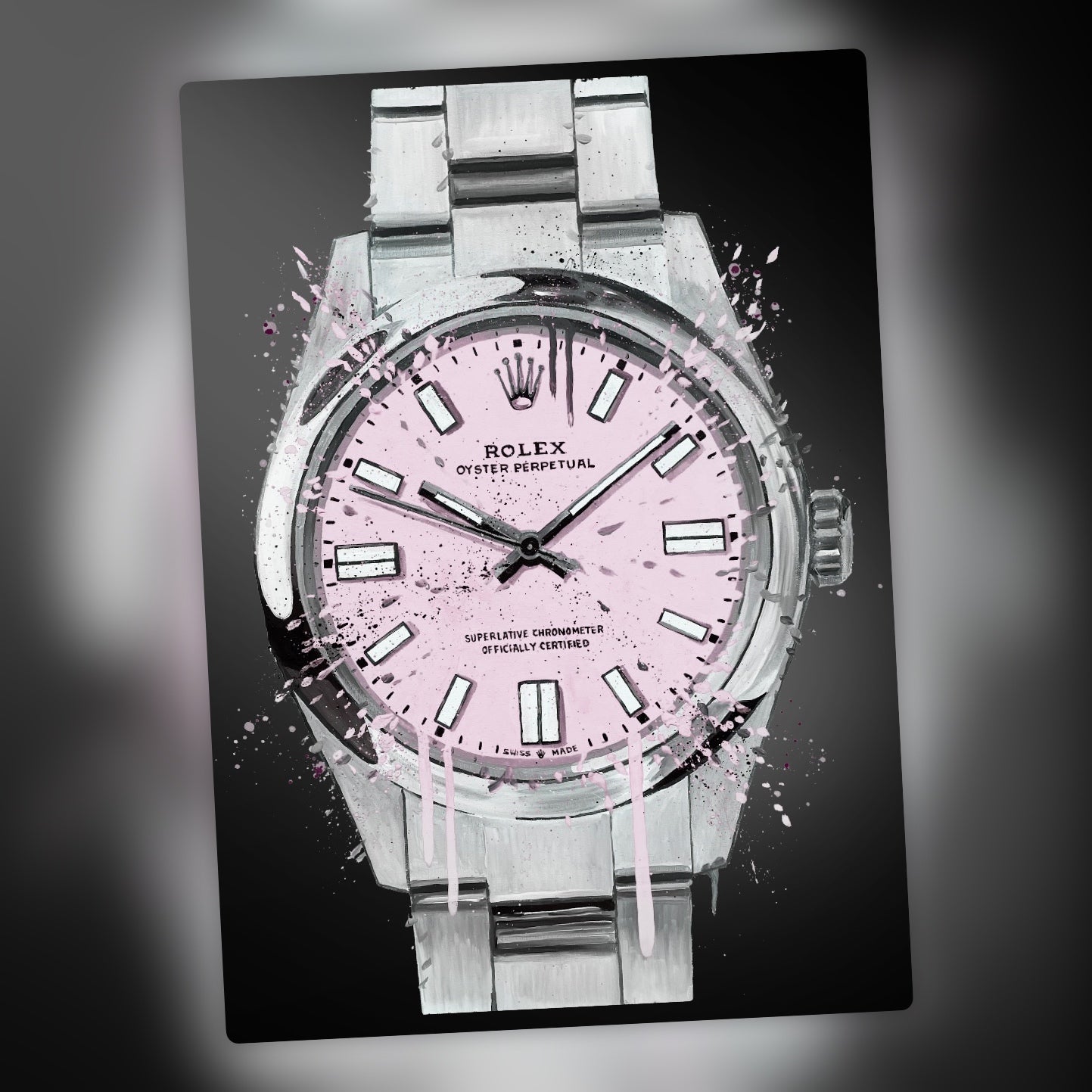 Oyster perpetual pink deals